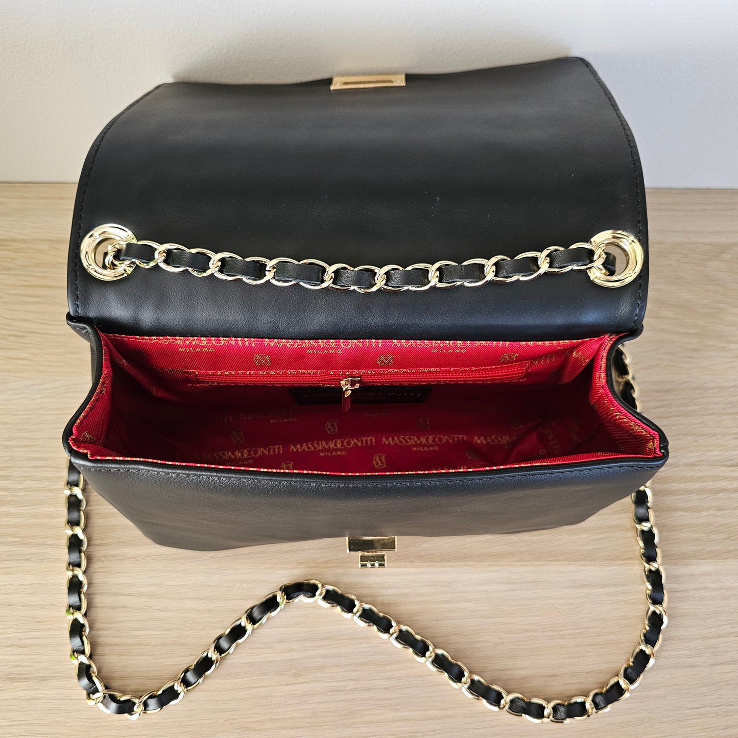 Massimo Contti Luxury Brand - Ítalskur leðurtaska
