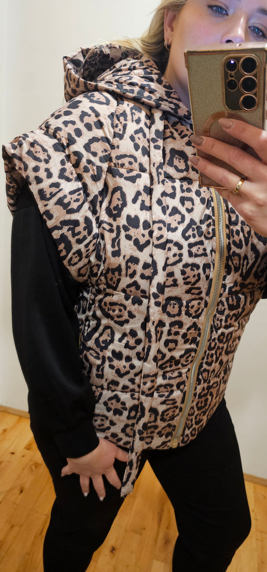 Leopard Vest