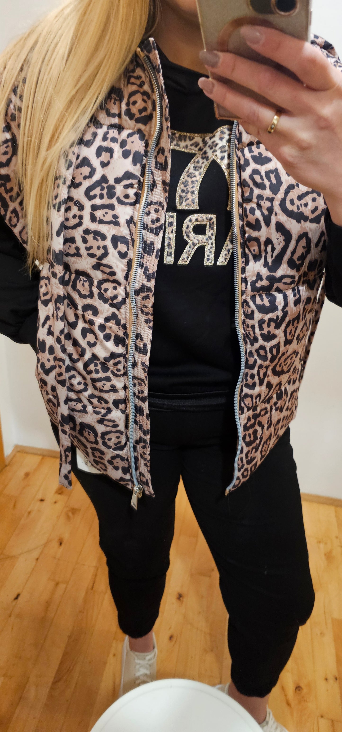 Leopard Vest