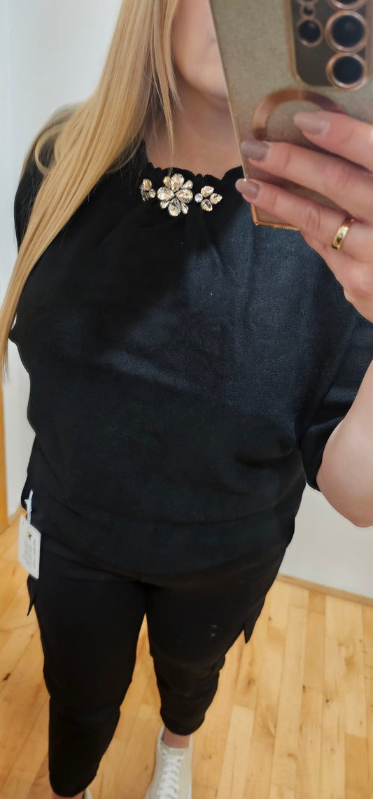 Embellished sweater